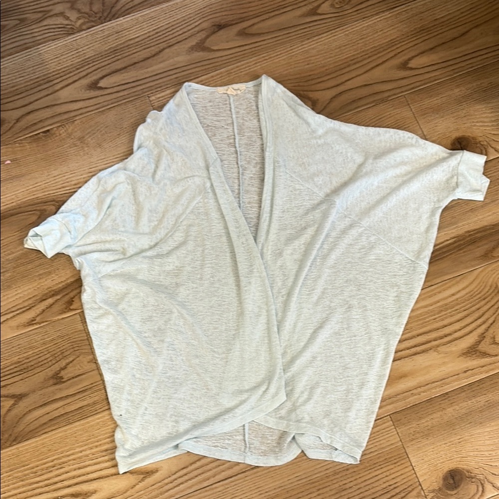 Painted Threads Mint Oversized Short Sleeve Blouse